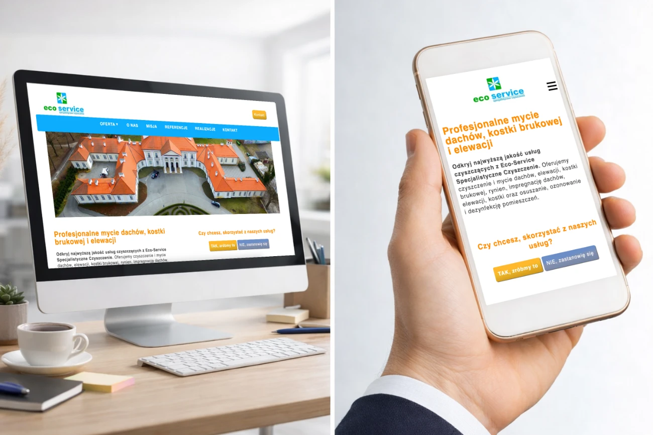 Projektowanie stron warszawa mycie dachow