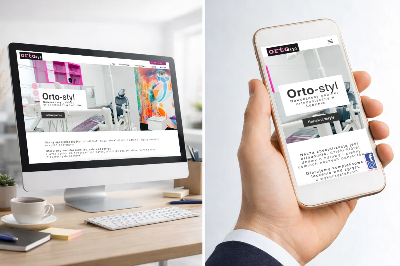 strony internetowe dla stomatologów
