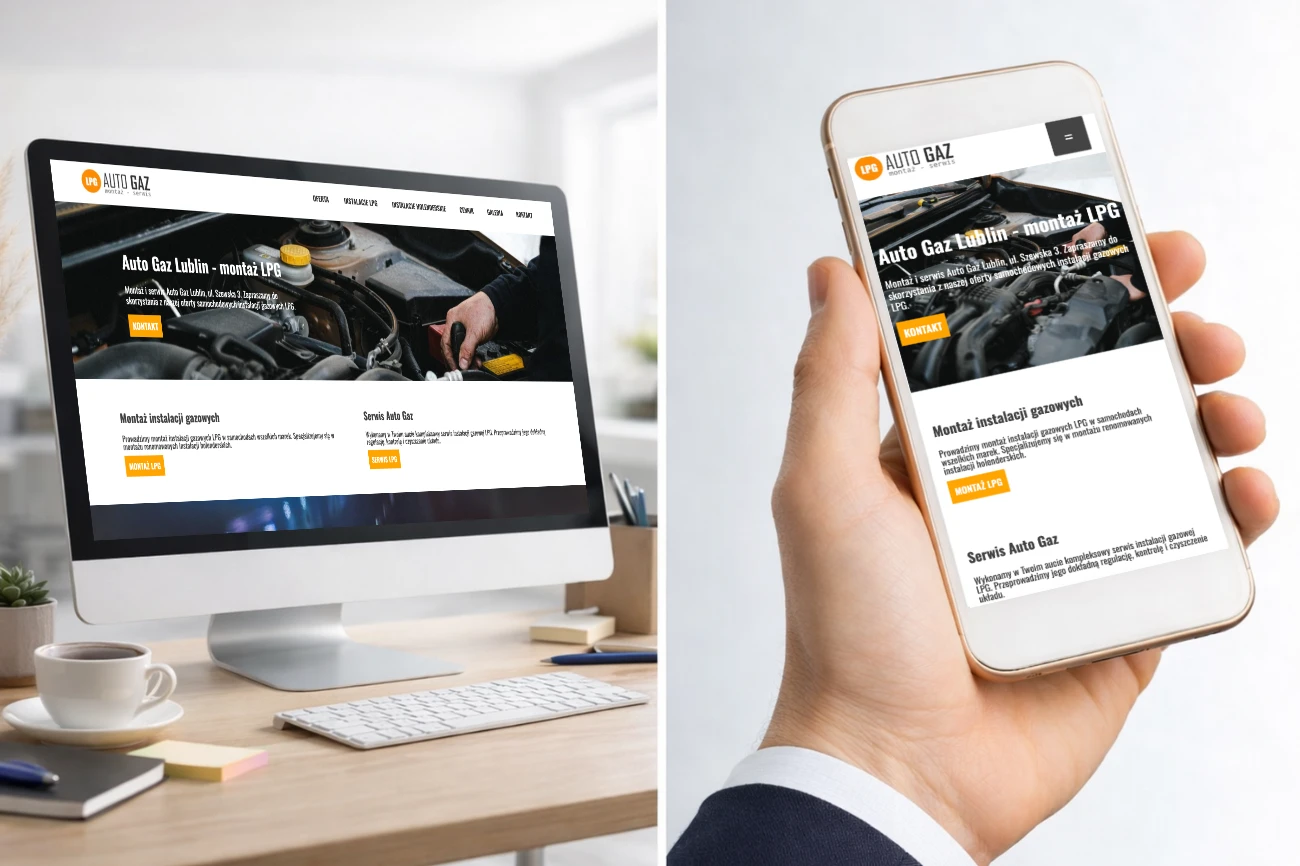 strony internetowe Lublin - Auto Gaz